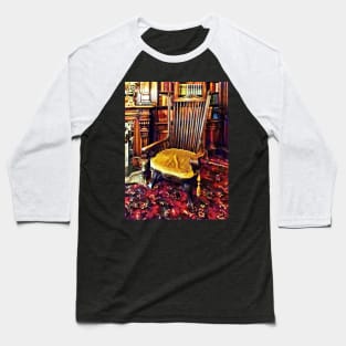 Victorian Library Baseball T-Shirt